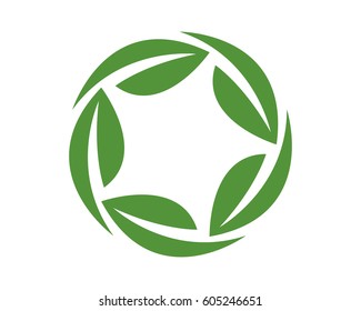 Eco logo template