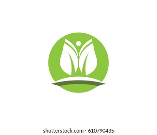 Eco logo template