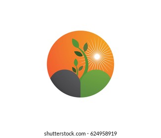 Eco logo template