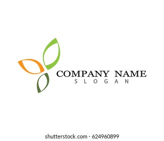 Eco logo template