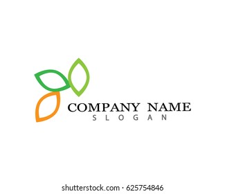 Eco logo template