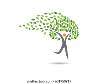 Eco logo template