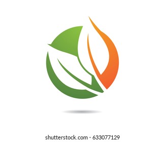 Eco logo template