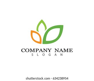 Eco logo template