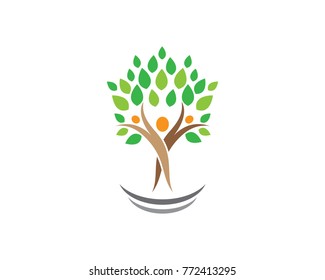 Eco logo template