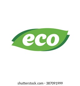 eco logo template design