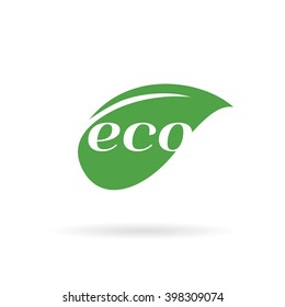 Eco logo template design