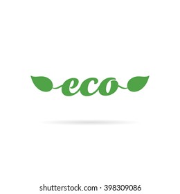Eco logo template design