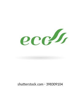Eco logo template design