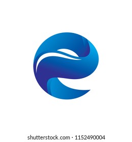 eco logo template vector illustration