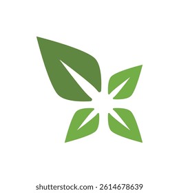 Eco Logo Vector Icon Template Illustration
