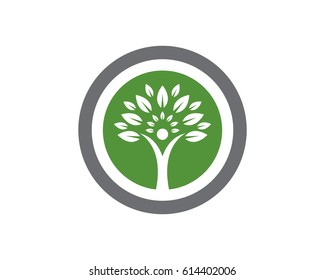 Ilustración vectorial del logotipo ecológico