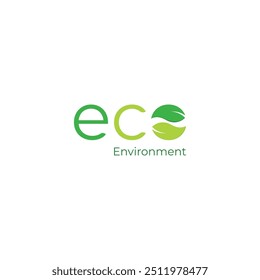 Logotipo ecológico Marca de palavra ecológica Logotipo PNG Eco Logotipo