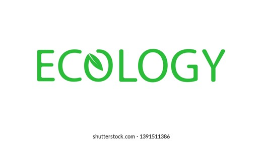 Eco logotype green natural energy symbol. Biologic organic food. EPS 10