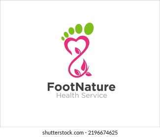 eco love foot care logo designs for medical service and health logo designs