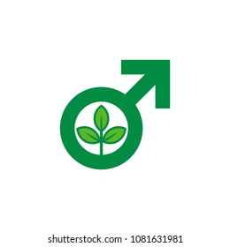 Eco Man Logo Icon Design