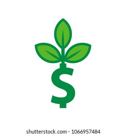 Eco Money Logo Icon Design