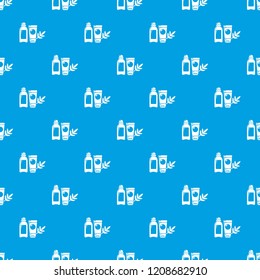 Eco natural cream pattern vector seamless blue repeat for any use