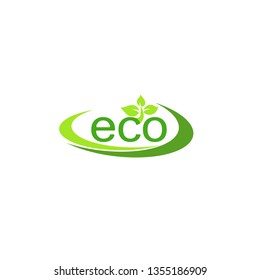 an eco natural logo design