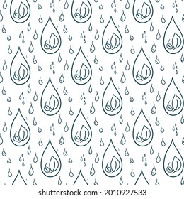 eco natural vector siple seamless pattern