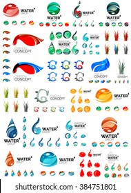 Eco nature concepts, icon set