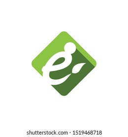 Eco nature icon and symbol template