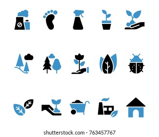 Eco and nature icons