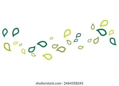 Ilustración vectorial de concepto de fondo de hoja de naturaleza ecológica