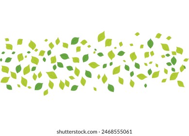Ilustración vectorial de concepto de fondo de hoja de naturaleza ecológica