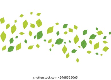 Ilustración vectorial de concepto de fondo de hoja de naturaleza ecológica