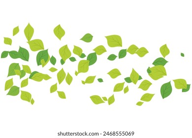Ilustración vectorial de concepto de fondo de hoja de naturaleza ecológica