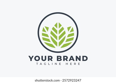 Eco Nature Leaf Logo Design Element