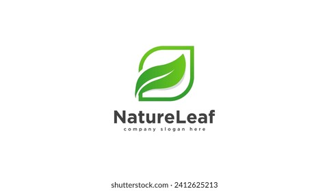 Eco, Nature, Natural, Eco Friendly Logo design vector illustration.