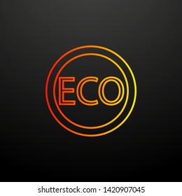 ECO nolan icon. Elements of ecology set. Simple icon for websites, web design, mobile app, info graphics