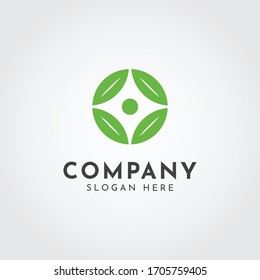 Eco O Letter Leaf Logo vector template. O letter green Eco icon. letter O leaf template for your business company.