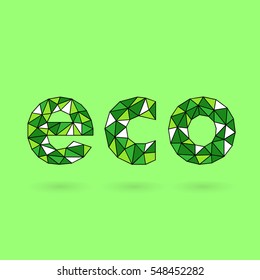 Eco object. vector