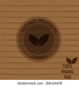 Eco Organic food Stamps - Illustration