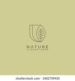 Eco Organic Logo Design Vector