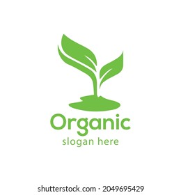 eco organic logo, eco leaf logo design, eco leaf logo