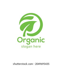 eco organic logo, eco leaf logo design, eco leaf logo