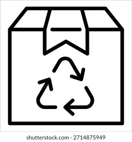 Elemento de icono de embalaje ecológico para diseño