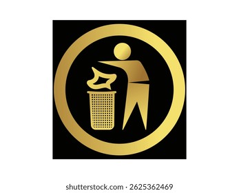 Eco packaging icon set in black and white stroke lines