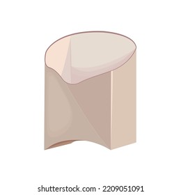 eco packaging illustration over white
