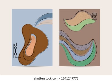 Eco packaging vector design. Fruit logo with flat colors and grunge texture. Doodle drawing vegetable healthy food. Vegan bolt sketch poster. Summer organic fresh concept.