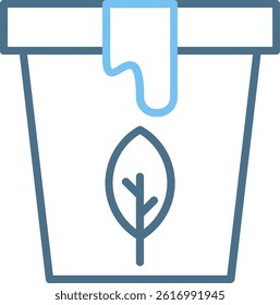 Eco Paint Line Two Colour Icon