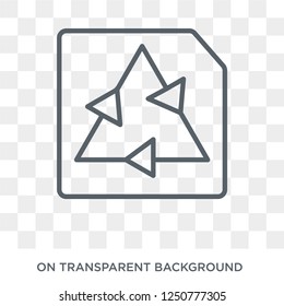 eco Paper icon. eco Paper design concept from Ecology collection. Simple element vector illustration on transparent background.