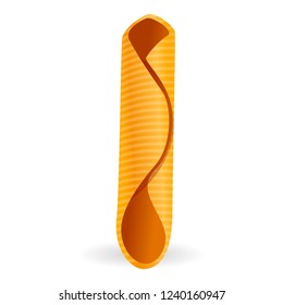 Eco pasta icon. Cartoon of eco pasta vector icon for web design isolated on white background