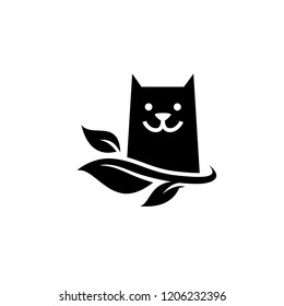Eco Pet Logo Template Design, Creative Symbol, Icon