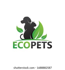 Eco Pets Logo Template Design