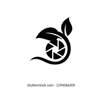 Eco Photo Logo Symbol Template Design Vector, Emblem, Design Concept, Creative Symbol, Icon